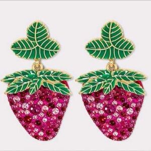 Sugarfix by Bauble Bar Strawberry Earrings